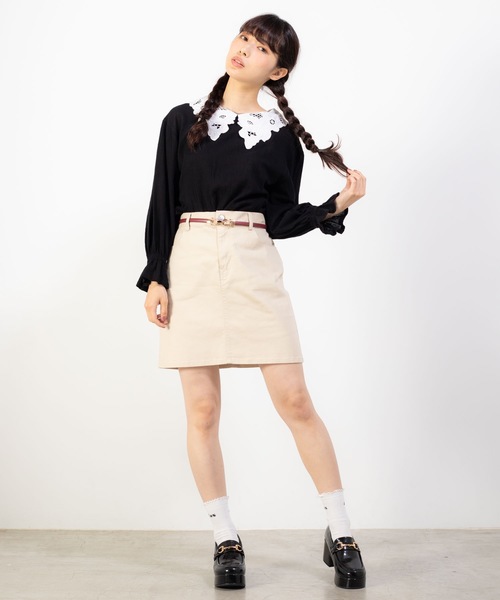 WEGO（ウィゴー）の「WEGO/ビット付ベルト（ベルト・レディース・ブラック/ベージュ/ブラウン/シルバー/ワイン・FREE）」の11枚目の写真