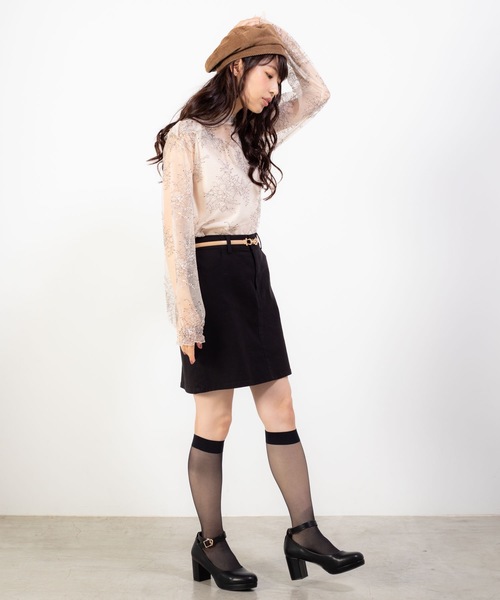 WEGO（ウィゴー）の「WEGO/ビット付ベルト（ベルト・レディース・ブラック/ベージュ/ブラウン/シルバー/ワイン・FREE）」の12枚目の写真