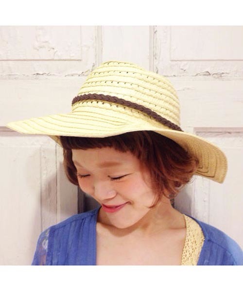 Kastane（カスタネ）の「【Kastane】折りたたみペーパーHAT（ハット・レディース・レッド/ベージュ/ブラック/ネイビー・FREE）」の2枚目の写真