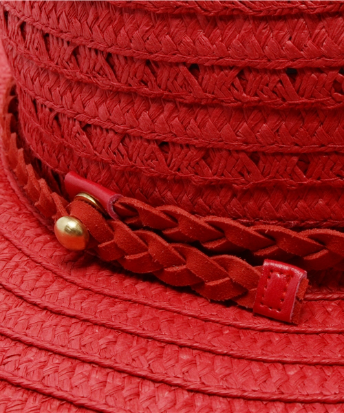 Kastane（カスタネ）の「【Kastane】折りたたみペーパーHAT（ハット・レディース・レッド/ベージュ/ブラック/ネイビー・FREE）」の5枚目の写真