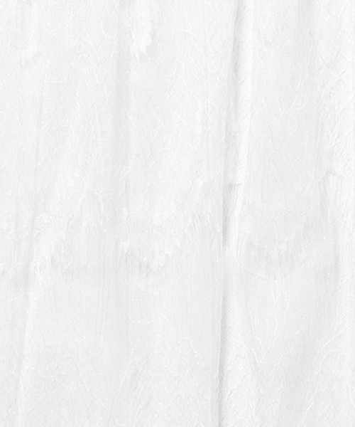 Ray BEAMS（レイビームス）の「Ray BEAMS / レースシアー ギャザースカート（スカート・レディース・オフホワイト/ネイビー・ONE SIZE）」の8枚目の写真