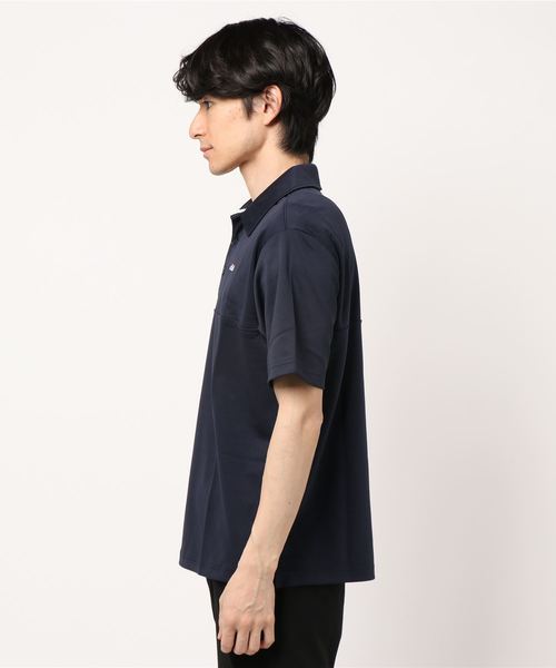 FILA（フィラ）の「【ＦＩＬＡ/フィラ】ＤＲＹメッシュ半袖ポロシャツ（ポロシャツ・メンズ・ネイビー/ブラック/ホワイト/シルバー・L/M/LL）」の5枚目の写真