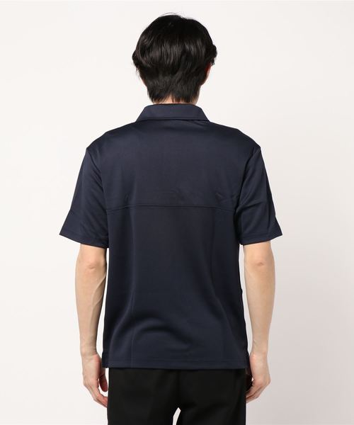 FILA（フィラ）の「【ＦＩＬＡ/フィラ】ＤＲＹメッシュ半袖ポロシャツ（ポロシャツ・メンズ・ネイビー/ブラック/ホワイト/シルバー・L/M/LL）」の6枚目の写真