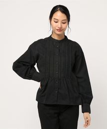 minius | ミニウス/ハシゴレースブラウス/レディース レース ブラウス ボヘミアン ボリューム袖(シャツ/ブラウス)