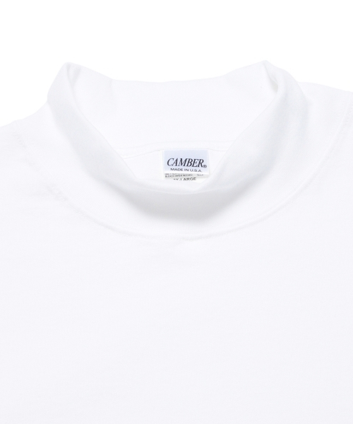 BEAMS BOY（ビームスボーイ）の「CAMBER / モックネック カスタム Tシャツ（Tシャツ/カットソー・レディース・ネイビー/ホワイト/ブラック・XX-LARGE）」の13枚目の写真