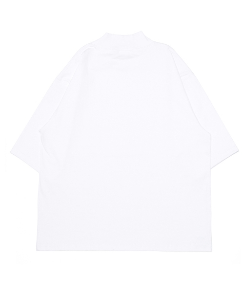 BEAMS BOY（ビームスボーイ）の「CAMBER / モックネック カスタム Tシャツ（Tシャツ/カットソー・レディース・ネイビー/ホワイト/ブラック・XX-LARGE）」の21枚目の写真