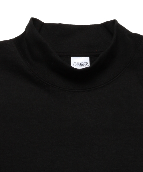 BEAMS BOY（ビームスボーイ）の「CAMBER / モックネック カスタム Tシャツ（Tシャツ/カットソー・レディース・ネイビー/ホワイト/ブラック・XX-LARGE）」の22枚目の写真