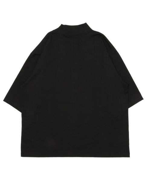 BEAMS BOY（ビームスボーイ）の「CAMBER / モックネック カスタム Tシャツ（Tシャツ/カットソー・レディース・ネイビー/ホワイト/ブラック・XX-LARGE）」の14枚目の写真