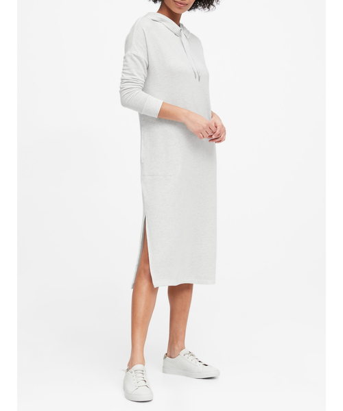 セール Banana Republic バナナリパブリック のファッション オーバーサイズ ワンピース ミディスウェットシャツワンピース ワンピース Banana