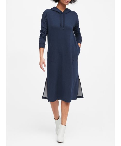 セール Banana Republic バナナリパブリック のファッション オーバーサイズ ワンピース ミディスウェットシャツワンピース ワンピース Banana