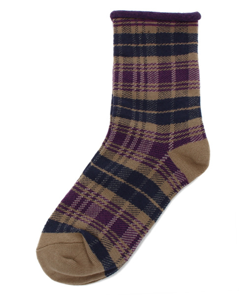 Kastane（カスタネ）の「【Kastane】チェックSOX（ソックス/靴下・レディース・ホワイト系その他/ピンク系その他/イエロー系その他・FREE）」の3枚目の写真