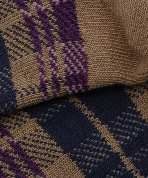 Kastane（カスタネ）の「【Kastane】チェックSOX（ソックス/靴下・レディース・ホワイト系その他/ピンク系その他/イエロー系その他・FREE）」の6枚目の写真