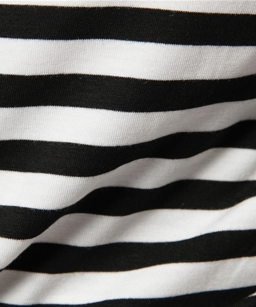 TWNROOM（ツインルーム）の「折り返しオフショル5分袖（Tシャツ/カットソー・レディース・ブラック系その他/ホワイト/ネイビー・FREE）」の10枚目の写真