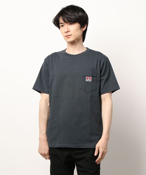 BEN DAVIS(ベンデイビス)の「【BEN DAVIS/ベンデイビス】ポケットTシャツ 9580000 ワンポイント ユニセックス(Tシャツ/カットソー・メンズ・ネイビー/ブラック/ターコイズブルー/ピンク/ブルー系その他/ブラウン系その他/ラベンダー/ベージュ/オレンジ/ダークグリーン/オフホワイト/マスタード/ホワイト/オリーブ/ブラウン/オレンジ系その他/ライトピンク/ライトブルー/パープル/カーキ/グリーン/ダークブルー/サンドベージュ/ライトブラウン/レンガ/チャコールグレー/ライトパープル/ライトグレー/杢グレー・MEDIUM/LARGE/X-LARGE/SMALL)」の5枚目の写真