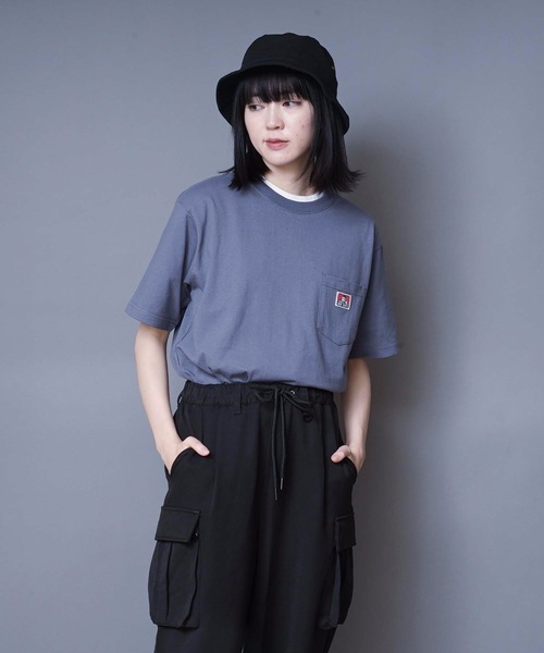 BEN DAVIS(ベンデイビス)の「【BEN DAVIS/ベンデイビス】ポケットTシャツ 9580000 ワンポイント ユニセックス(Tシャツ/カットソー・メンズ・ネイビー/ブラック/ターコイズブルー/ピンク/ブルー系その他/ブラウン系その他/ラベンダー/ベージュ/オレンジ/ダークグリーン/オフホワイト/マスタード/ホワイト/オリーブ/ブラウン/オレンジ系その他/ライトピンク/ライトブルー/パープル/カーキ/グリーン/ダークブルー/サンドベージュ/ライトブラウン/レンガ/チャコールグレー/ライトパープル/ライトグレー/杢グレー・MEDIUM/LARGE/X-LARGE/SMALL)」の20枚目の写真