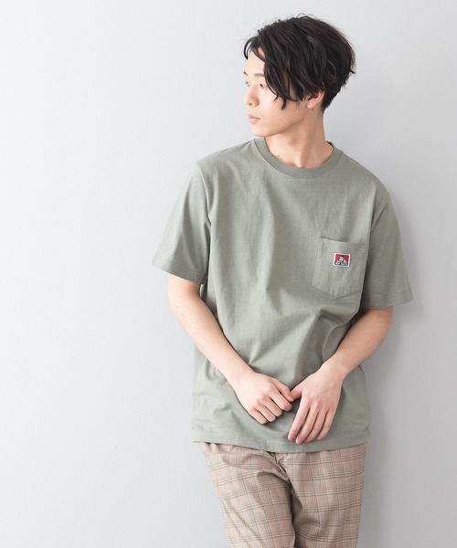 BEN DAVIS(ベンデイビス)の「【BEN DAVIS/ベンデイビス】ポケットTシャツ 9580000 ワンポイント ユニセックス(Tシャツ/カットソー・メンズ・ネイビー/ブラック/ターコイズブルー/ピンク/ブルー系その他/ブラウン系その他/ラベンダー/ベージュ/オレンジ/ダークグリーン/オフホワイト/マスタード/ホワイト/オリーブ/ブラウン/オレンジ系その他/ライトピンク/ライトブルー/パープル/カーキ/グリーン/ダークブルー/サンドベージュ/ライトブラウン/レンガ/チャコールグレー/ライトパープル/ライトグレー/杢グレー・MEDIUM/LARGE/X-LARGE/SMALL)」の14枚目の写真