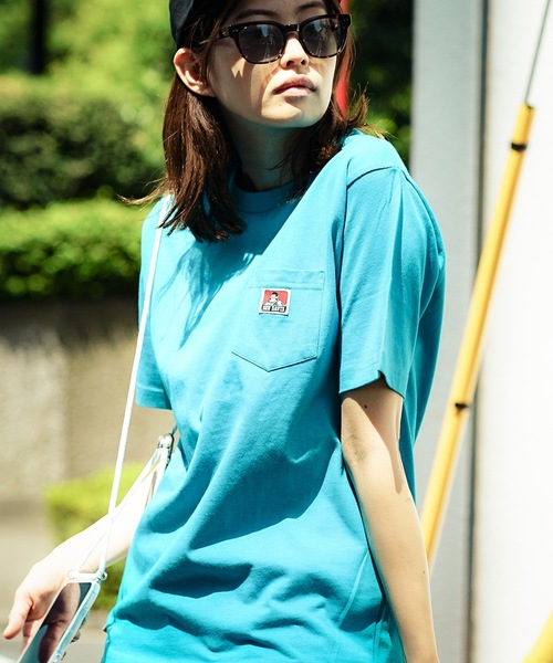 BEN DAVIS(ベンデイビス)の「【BEN DAVIS/ベンデイビス】ポケットTシャツ 9580000 ワンポイント ユニセックス(Tシャツ/カットソー・メンズ・ネイビー/ブラック/ターコイズブルー/ピンク/ブルー系その他/ブラウン系その他/ラベンダー/ベージュ/オレンジ/ダークグリーン/オフホワイト/マスタード/ホワイト/オリーブ/ブラウン/オレンジ系その他/ライトピンク/ライトブルー/パープル/カーキ/グリーン/ダークブルー/サンドベージュ/ライトブラウン/レンガ/チャコールグレー/ライトパープル/ライトグレー/杢グレー・MEDIUM/LARGE/X-LARGE/SMALL)」の19枚目の写真