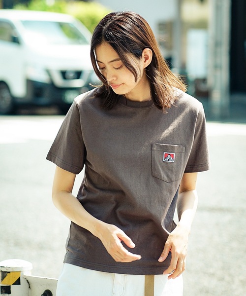 BEN DAVIS(ベンデイビス)の「【BEN DAVIS/ベンデイビス】ポケットTシャツ 9580000 ワンポイント ユニセックス(Tシャツ/カットソー・メンズ・ネイビー/ブラック/ターコイズブルー/ピンク/ブルー系その他/ブラウン系その他/ラベンダー/ベージュ/オレンジ/ダークグリーン/オフホワイト/マスタード/ホワイト/オリーブ/ブラウン/オレンジ系その他/ライトピンク/ライトブルー/パープル/カーキ/グリーン/ダークブルー/サンドベージュ/ライトブラウン/レンガ/チャコールグレー/ライトパープル/ライトグレー/杢グレー・MEDIUM/LARGE/X-LARGE/SMALL)」の9枚目の写真