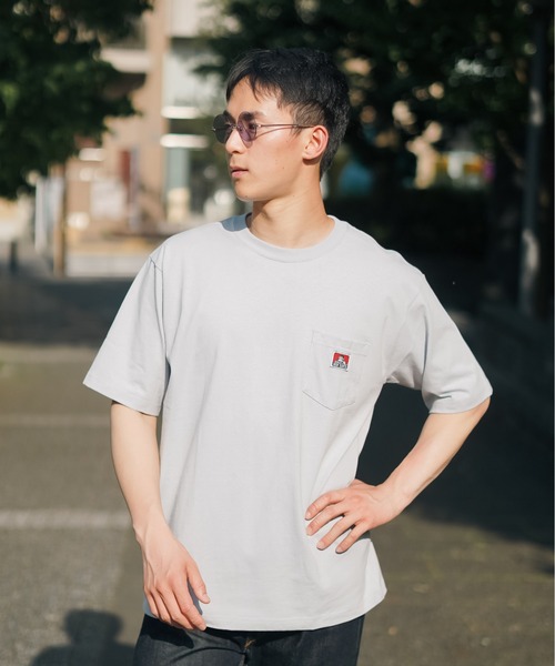 BEN DAVIS(ベンデイビス)の「【BEN DAVIS/ベンデイビス】ポケットTシャツ 9580000 ワンポイント ユニセックス(Tシャツ/カットソー・メンズ・ネイビー/ブラック/ターコイズブルー/ピンク/ブルー系その他/ブラウン系その他/ラベンダー/ベージュ/オレンジ/ダークグリーン/オフホワイト/マスタード/ホワイト/オリーブ/ブラウン/オレンジ系その他/ライトピンク/ライトブルー/パープル/カーキ/グリーン/ダークブルー/サンドベージュ/ライトブラウン/レンガ/チャコールグレー/ライトパープル/ライトグレー/杢グレー・MEDIUM/LARGE/X-LARGE/SMALL)」の17枚目の写真