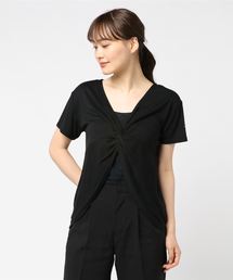 TIGORA/BEAMS DESIGN 2WAYドレープカットソー