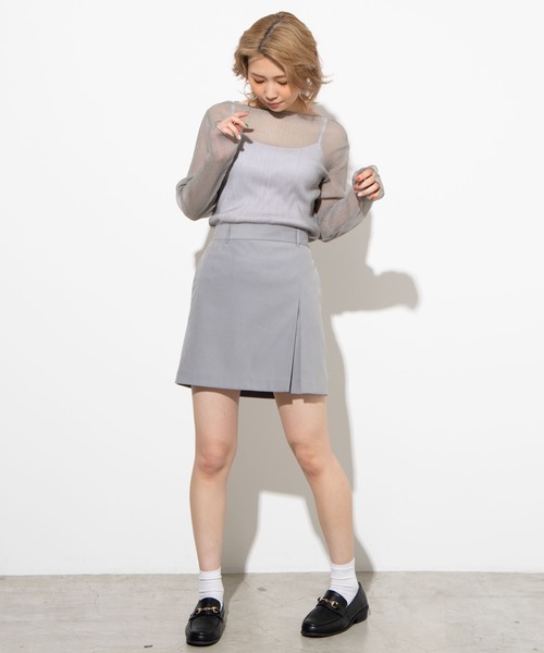 WEGO（ウィゴー）の「WEGO/シアープリーツロンT（Tシャツ/カットソー・レディース・ブルー系その他/ライトブラウン/ナチュラル・FREE）」の12枚目の写真