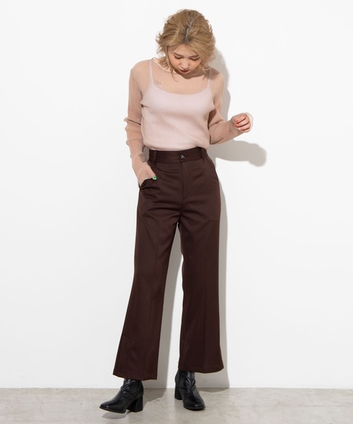 WEGO（ウィゴー）の「WEGO/シアープリーツロンT（Tシャツ/カットソー・レディース・ブルー系その他/ライトブラウン/ナチュラル・FREE）」の7枚目の写真