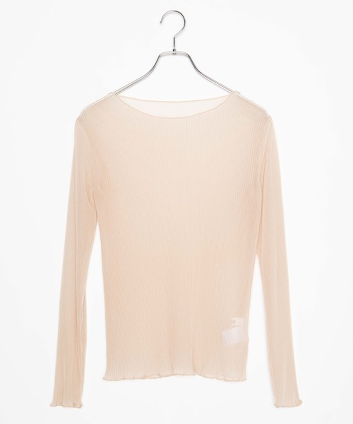 WEGO（ウィゴー）の「WEGO/シアープリーツロンT（Tシャツ/カットソー・レディース・ブルー系その他/ライトブラウン/ナチュラル・FREE）」の15枚目の写真