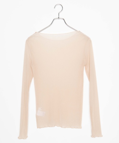 WEGO（ウィゴー）の「WEGO/シアープリーツロンT（Tシャツ/カットソー・レディース・ブルー系その他/ライトブラウン/ナチュラル・FREE）」の16枚目の写真