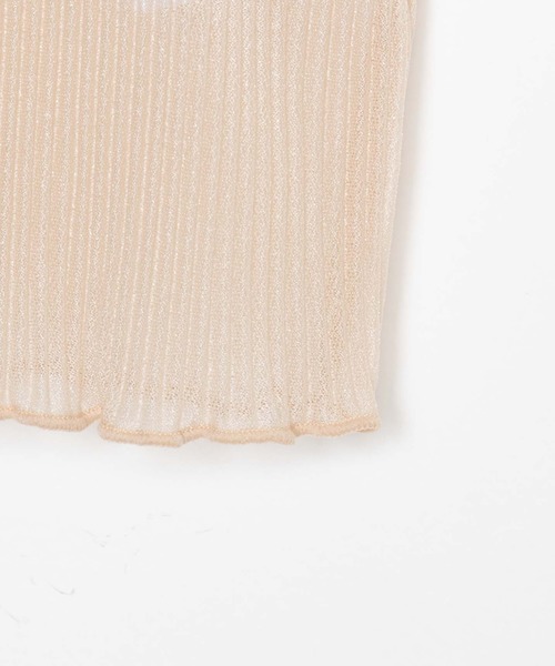 WEGO（ウィゴー）の「WEGO/シアープリーツロンT（Tシャツ/カットソー・レディース・ブルー系その他/ライトブラウン/ナチュラル・FREE）」の18枚目の写真