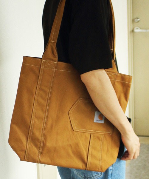 Carhartt（カーハート）の「Carhartt  Women's Essentials Tote ウィメンズ トートバッグ（トートバッグ・メンズ・ブラック/ブラウン・FREE）」の12枚目の写真