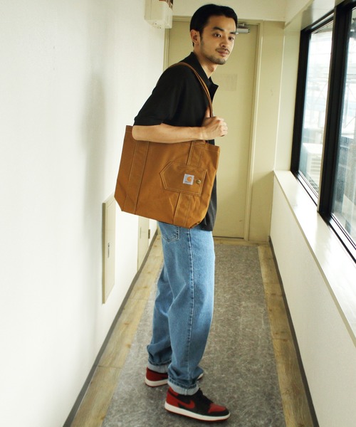 Carhartt（カーハート）の「Carhartt  Women's Essentials Tote ウィメンズ トートバッグ（トートバッグ・メンズ・ブラック/ブラウン・FREE）」の14枚目の写真