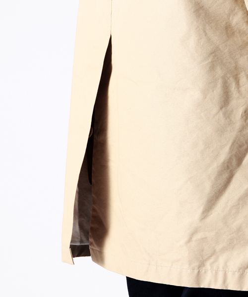 BEAMS（ビームス）の「◎BEAMS / ダウン ライナーステンカラーコート （ステンカラーコート・メンズ・ネイビー/オレンジ/ベージュ・X-LARGE/LARGE/SMALL/MEDIUM）」の11枚目の写真