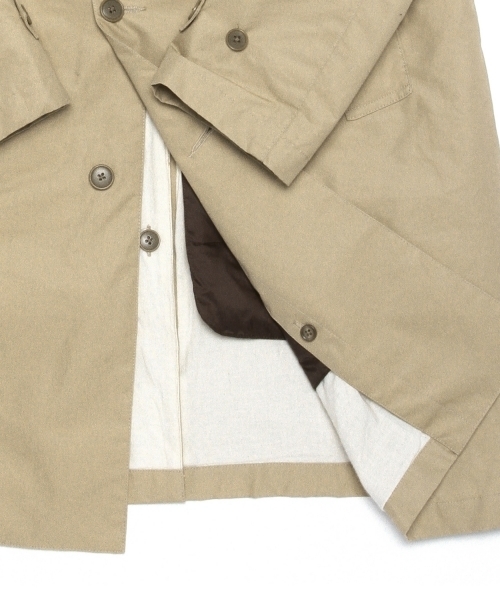 BEAMS（ビームス）の「◎BEAMS / ダウン ライナーステンカラーコート （ステンカラーコート・メンズ・ネイビー/オレンジ/ベージュ・X-LARGE/LARGE/SMALL/MEDIUM）」の21枚目の写真