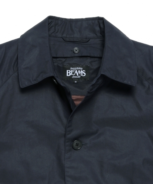 BEAMS（ビームス）の「◎BEAMS / ダウン ライナーステンカラーコート （ステンカラーコート・メンズ・ネイビー/オレンジ/ベージュ・X-LARGE/LARGE/SMALL/MEDIUM）」の17枚目の写真