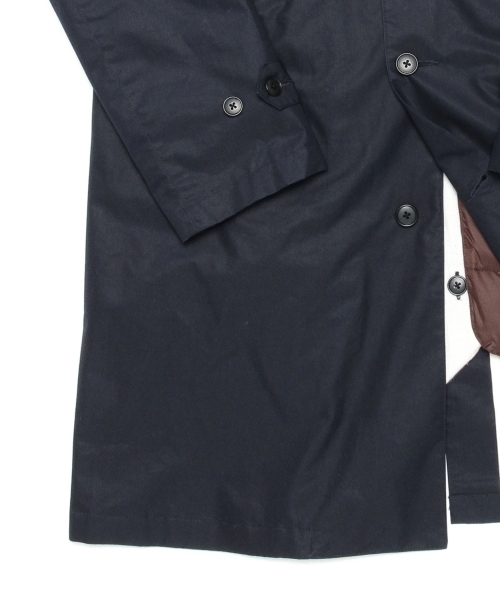 BEAMS（ビームス）の「◎BEAMS / ダウン ライナーステンカラーコート （ステンカラーコート・メンズ・ネイビー/オレンジ/ベージュ・X-LARGE/LARGE/SMALL/MEDIUM）」の18枚目の写真