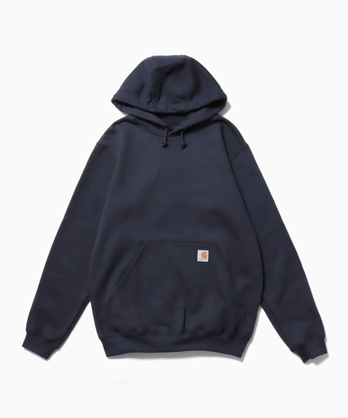 Carhartt(カーハート)の「carhartt(カーハート) Loose Fit Midweight Hooded Sweatshirt オーバーサイズ プルオーバーパーカー カンガルーポケット ワンポイント ミニロゴ ユニセックス(パーカー・レディース・ブラック/グレー/ネイビー/モスグリーン/チャコール・S/M/L/XL/XXL/2XL)」の22枚目の写真