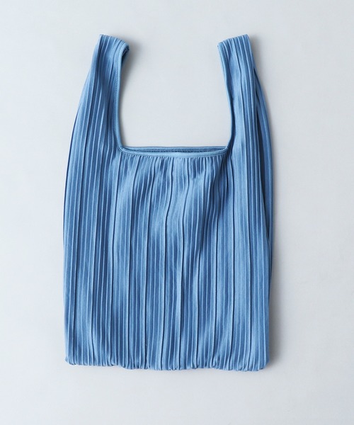 PUAL CE CIN（ピュアルセシン）の「【Du noir】プリーツエコバック（エコバッグ/サブバッグ・レディース・ブラック/ブルー/カーキ・FREE）」の13枚目の写真