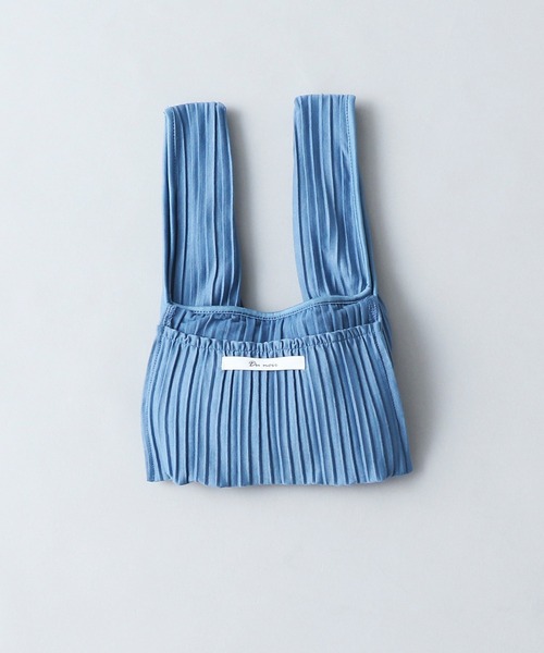 PUAL CE CIN（ピュアルセシン）の「【Du noir】プリーツエコバック（エコバッグ/サブバッグ・レディース・ブラック/ブルー/カーキ・FREE）」の16枚目の写真