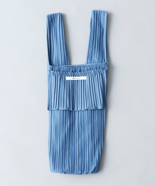 PUAL CE CIN（ピュアルセシン）の「【Du noir】プリーツエコバック（エコバッグ/サブバッグ・レディース・ブラック/ブルー/カーキ・FREE）」の15枚目の写真