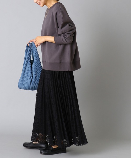 PUAL CE CIN（ピュアルセシン）の「【Du noir】プリーツエコバック（エコバッグ/サブバッグ・レディース・ブラック/ブルー/カーキ・FREE）」の8枚目の写真