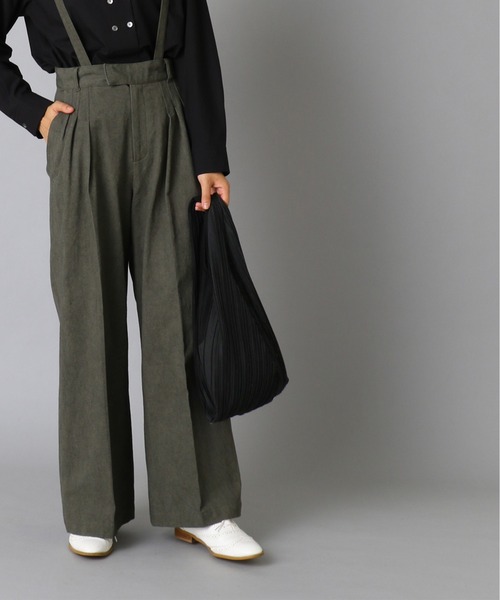 PUAL CE CIN（ピュアルセシン）の「【Du noir】プリーツエコバック（エコバッグ/サブバッグ・レディース・ブラック/ブルー/カーキ・FREE）」の12枚目の写真