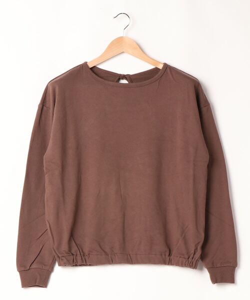 KOBE LETTUCE(コウベレタス)の「バックオープンプルオーバー(Tシャツ/カットソー・レディース・グリーン系その他/チャコール/モカ/ベージュ・FREE)」の3枚目の写真