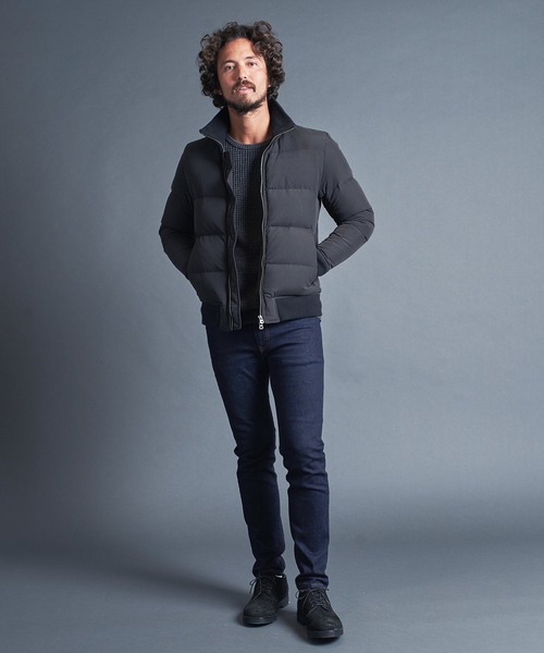 Magine（マージン）の「NYLON STAND RIB DOWN JKT:ナイロンスタンド