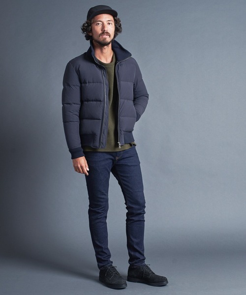 Magine（マージン）の「NYLON STAND RIB DOWN JKT:ナイロンスタンド