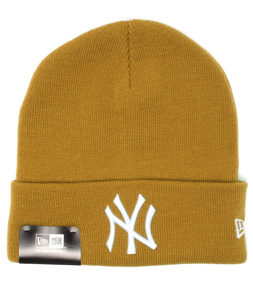 NEW ERA(ニューエラ)の「WEGO/ヤンキース別注ニットキャップ(NEWERA)(ニットキャップ/ビーニー・メンズ・ホワイト/グレー/ネイビー/ワイン/ブラック/ダークグリーン/ブルー/マスタード/レッド・FREE)」の1枚目の写真
