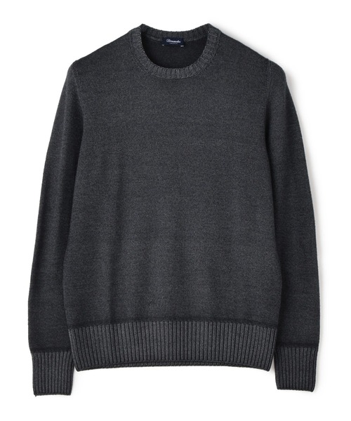 DRUMOHR（ドルモア）の「DRUMOHR / ウールクルーネックニット（ニット/セーター・メンズ・ベージュ/グレー/ブルー・48/46）」の2枚目の写真