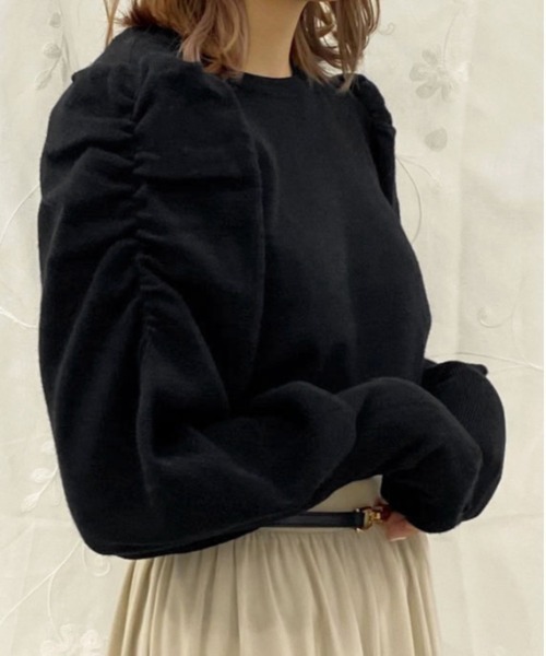 apres jour（アプレジュール）の「袖コンシャスニット【ZOZOTOWN限定アイテム】（ニット/セーター・レディース・ベージュ/アイボリー/ピンクベージュ/モカ/ブラック・X-LARGE/フリー）」の11枚目の写真