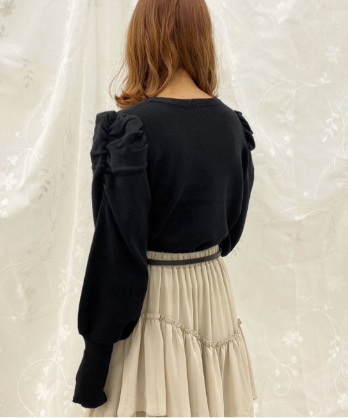 apres jour（アプレジュール）の「袖コンシャスニット【ZOZOTOWN限定アイテム】（ニット/セーター・レディース・ベージュ/アイボリー/ピンクベージュ/モカ/ブラック・X-LARGE/フリー）」の13枚目の写真