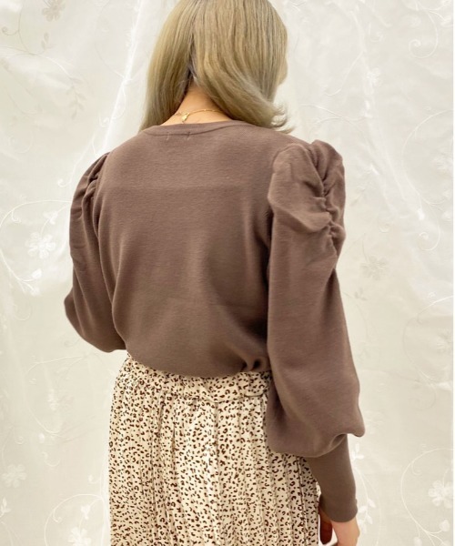 apres jour（アプレジュール）の「袖コンシャスニット【ZOZOTOWN限定アイテム】（ニット/セーター・レディース・ベージュ/アイボリー/ピンクベージュ/モカ/ブラック・X-LARGE/フリー）」の17枚目の写真