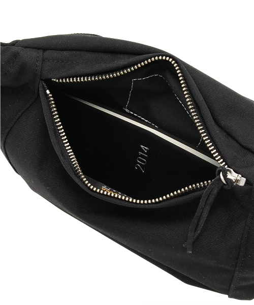 WACKO MARIA POTER ウエストポーチ ブラック PORTER（ポーター）の「WACKO MARIA×PORTER NYLON WAIST BAG